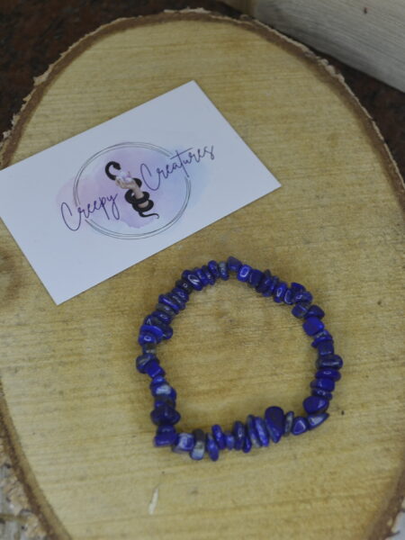 Lapis lazuli split bracelet